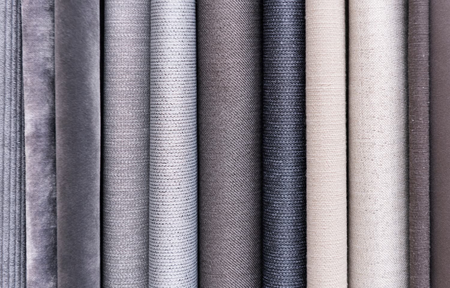 Grey Fabric Weaving